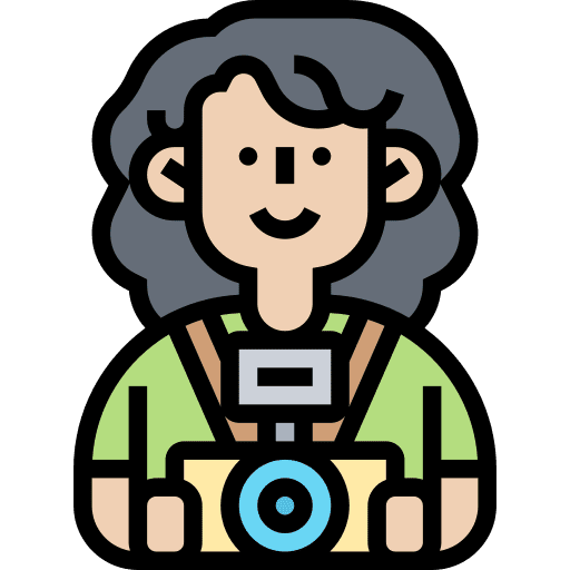 Photography camera people profession icon Photography camera people profession icon