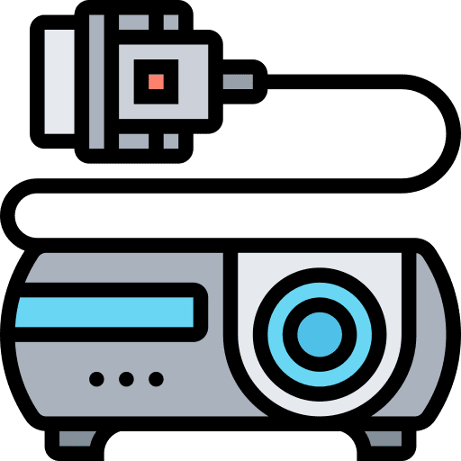 Projector projector electronics education icon Projector projector electronics education icon
