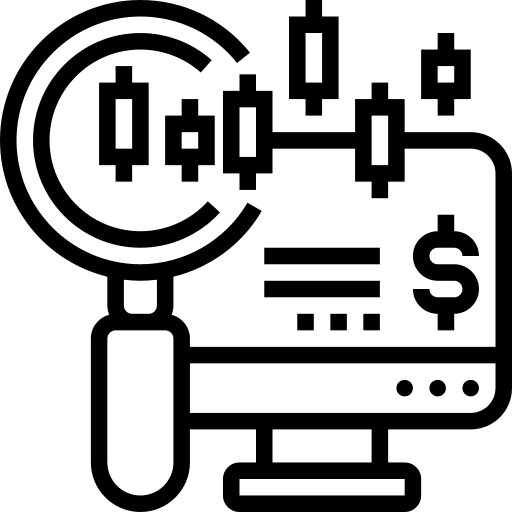 Stock trade economic dollar icon Stock trade economic dollar icon