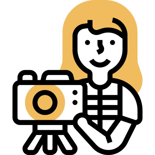 Photography woman avatar profession icon