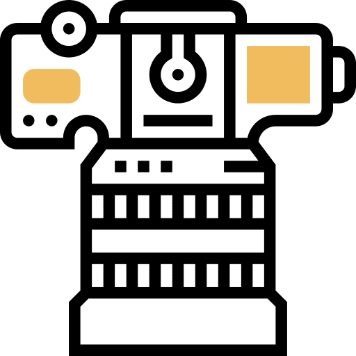 Top view photography technology top view icon