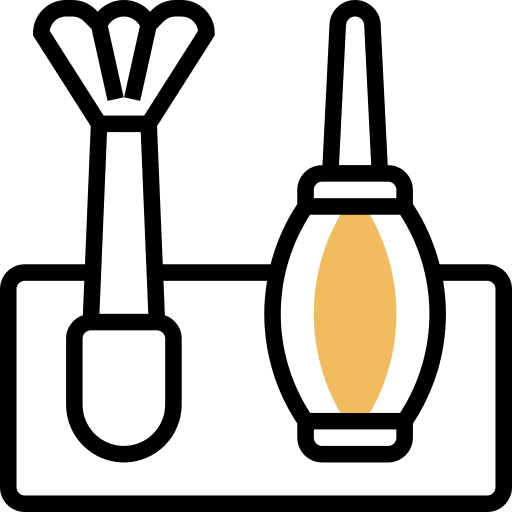 Cleaning dust cleaning electronics icon