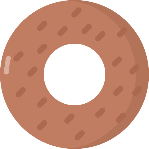 Bagel breakfast bread bakery icon Bagel breakfast bread bakery icon