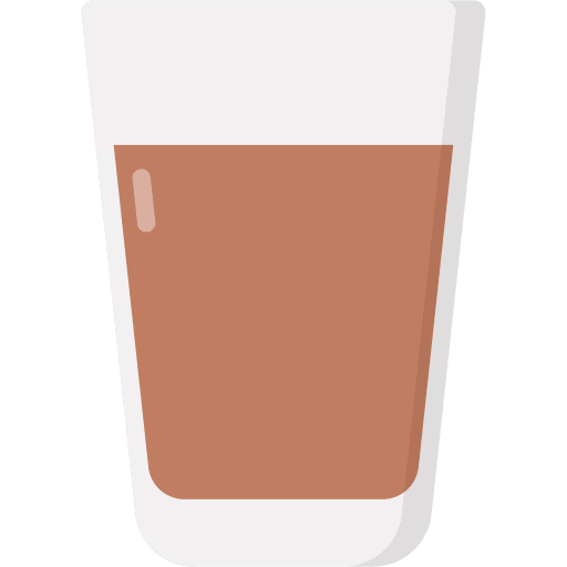 Chocolate milk glass food and restaurant sweet icon