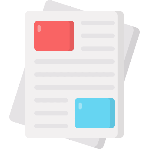 Newspaper communications journal newspaper icon