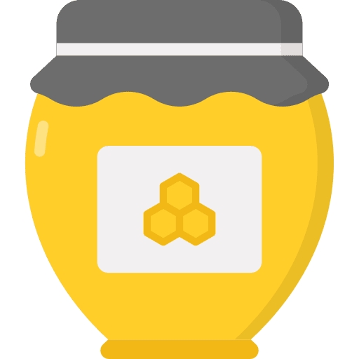Honey jar honey jar food and restaurant healthy food icon Honey jar honey jar food and restaurant healthy food icon
