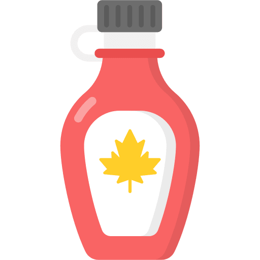 Maple syrup sweet maple leaf bottle icon Maple syrup sweet maple leaf bottle icon