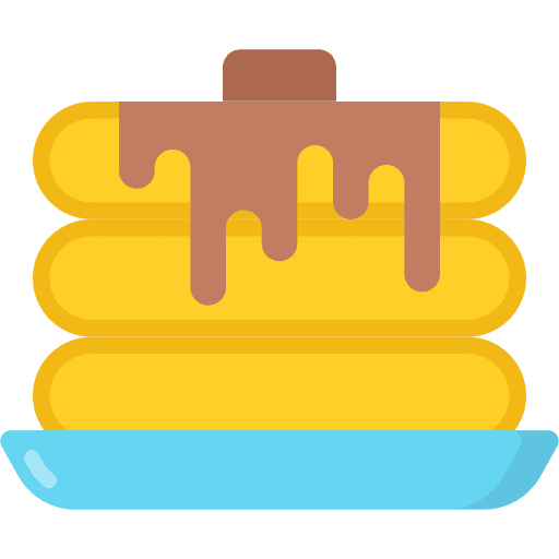 Pancakes food and restaurant food syrup icon Pancakes food and restaurant food syrup icon