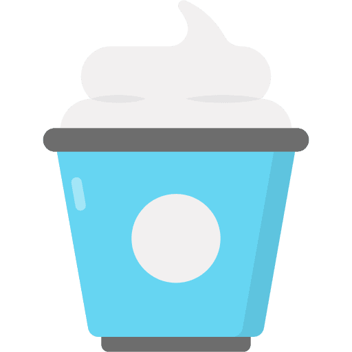 Yogurt dairy products yogurt food and restaurant icon Yogurt dairy products yogurt food and restaurant icon
