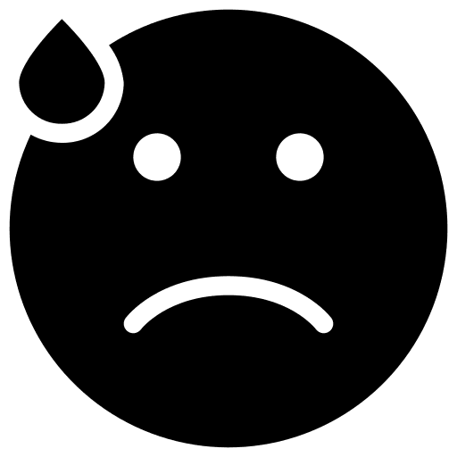 Dissapointment smiley emoji feeling icon Dissapointment smiley emoji feeling icon