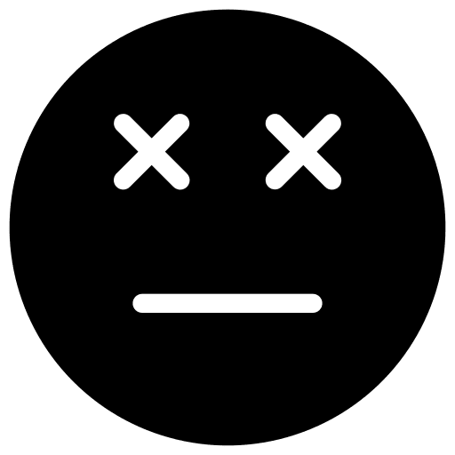 Dizzy smiley feeling emojis icon Dizzy smiley feeling emojis icon