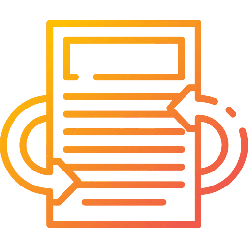 Revision paper file article icon