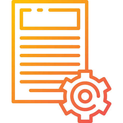 Development project design files and folders icon Development project design files and folders icon