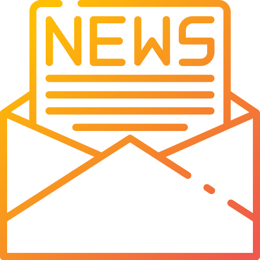 Newsletter communications message information icon Newsletter communications message information icon