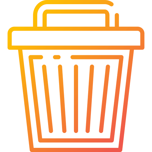 Trash trash can ecology and environment button icon Trash trash can ecology and environment button icon