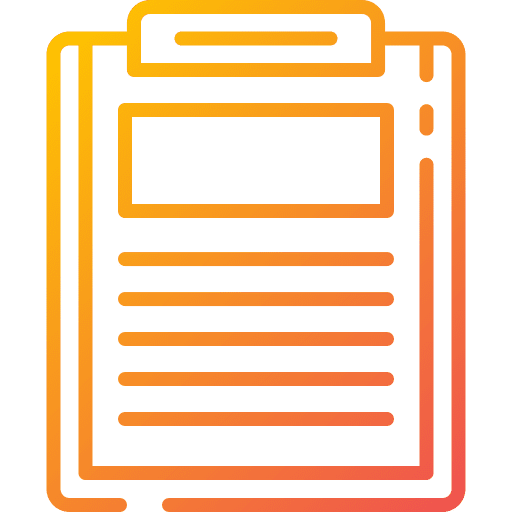 Clipboard verification files and folders conclusion icon Clipboard verification files and folders conclusion icon