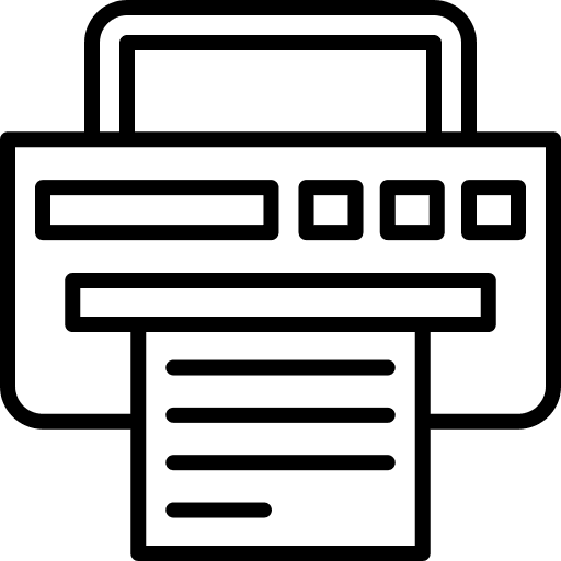 Printer technology printers print icon