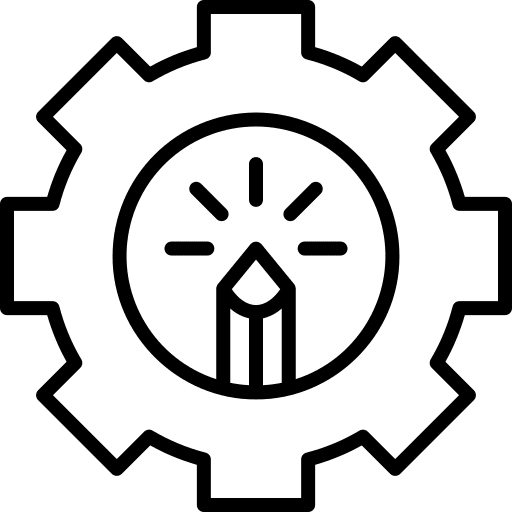 Setting work technical support setting icon