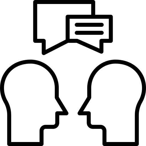 Talk conversation communications check icon Talk conversation communications check icon
