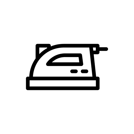 Iron electronics device appliance icon Iron electronics device appliance icon