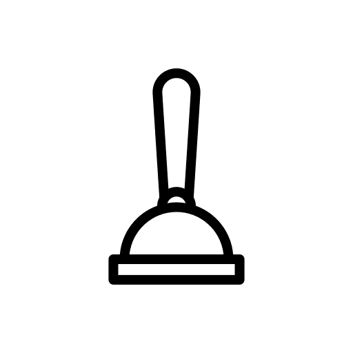 Plunger furniture and household equipment clean icon Plunger furniture and household equipment clean icon