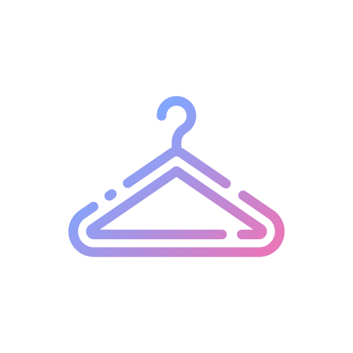 Clothes hanger furniture and household clothes hanger wardrobe icon Clothes hanger furniture and household clothes hanger wardrobe icon