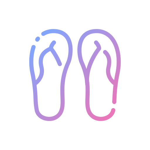 Slippers flip flops footwear slipper icon Slippers flip flops footwear slipper icon