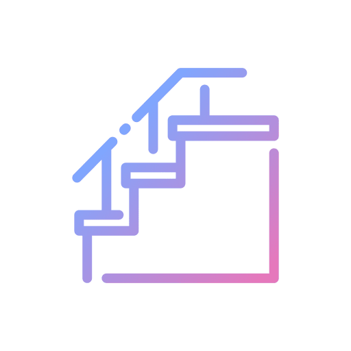 Stairs furniture and household architecture and city steps icon Stairs furniture and household architecture and city steps icon