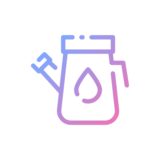 Watering can equipment furniture and household water bucket icon Watering can equipment furniture and household water bucket icon