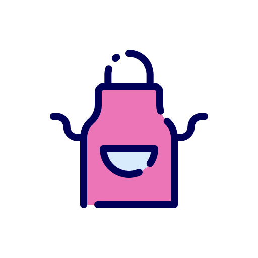 Apron cooking protection aprons icon Apron cooking protection aprons icon