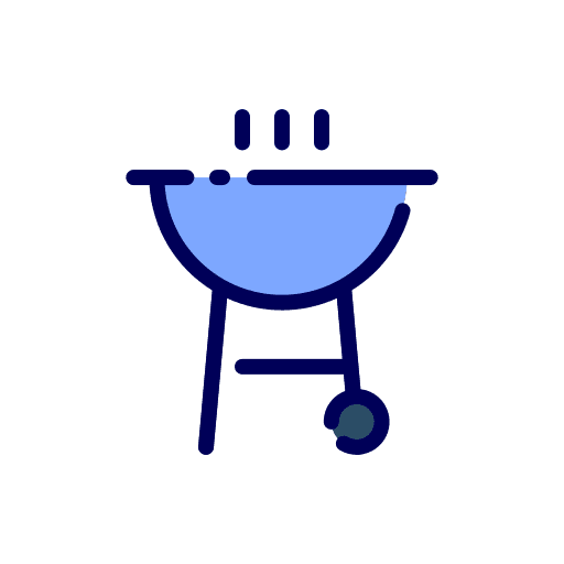 Bbq grill travel cooking equipment summertime icon Bbq grill travel cooking equipment summertime icon