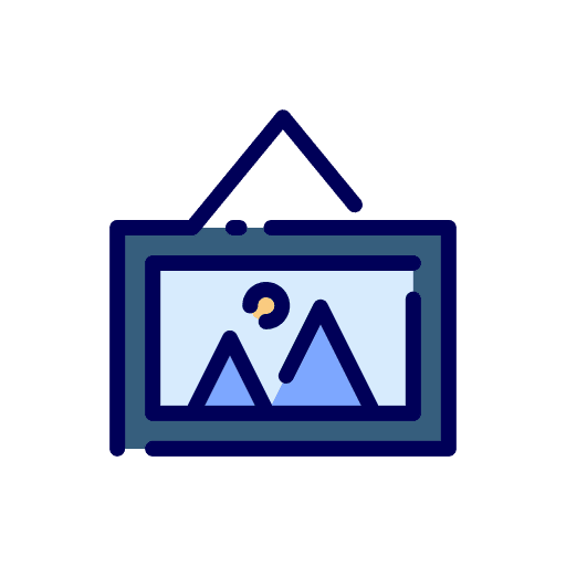 Photo frame frame image landscape icon Photo frame frame image landscape icon
