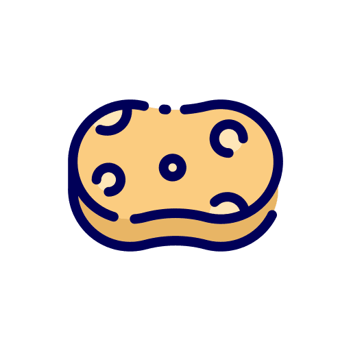 Sponge furniture and household sponges personal icon Sponge furniture and household sponges personal icon