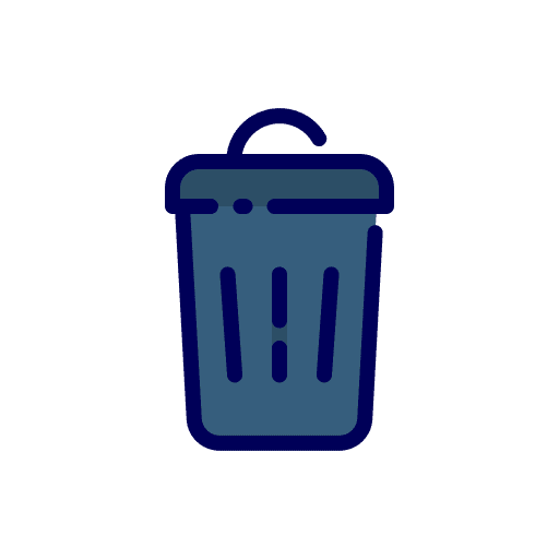 Trash can garbage furniture and household bin file icon Trash can garbage furniture and household bin file icon