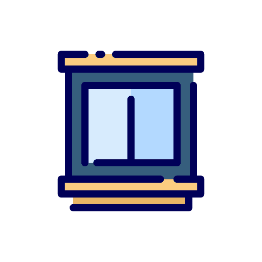 Window door buildings part icon Window door buildings part icon