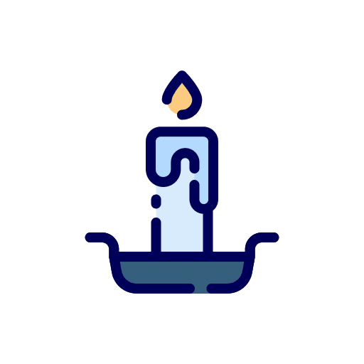 Candle holder candle candles furniture and household icon Candle holder candle candles furniture and household icon