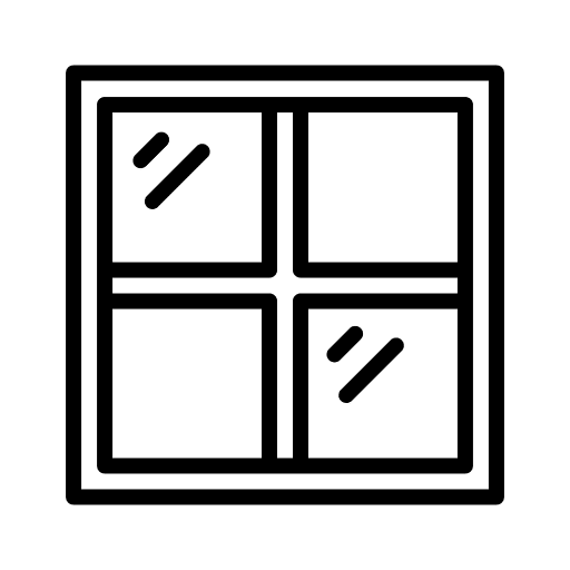 Window door parts window icon