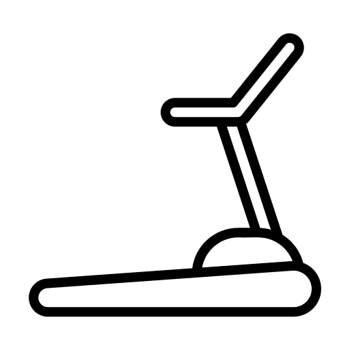 Treadmill fitness sports and competition exercise icon Treadmill fitness sports and competition exercise icon