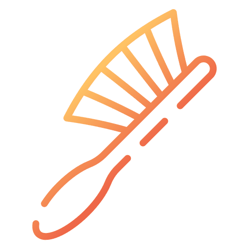 Hair brush beauty hair hair brush icon