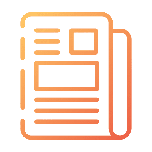 News magazine newspaper journal icon News magazine newspaper journal icon