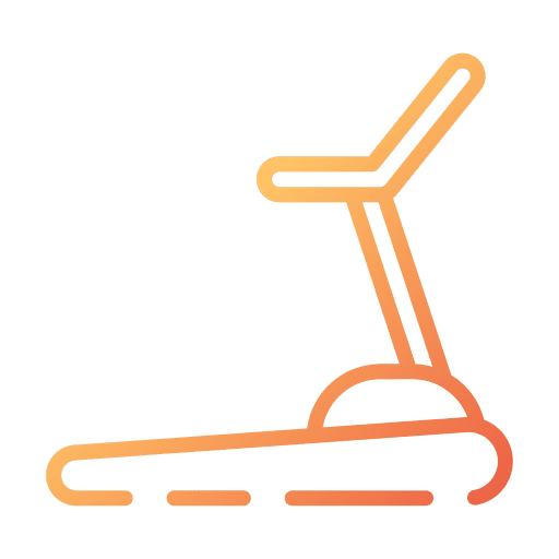 Treadmill machine exercise gym icon Treadmill machine exercise gym icon