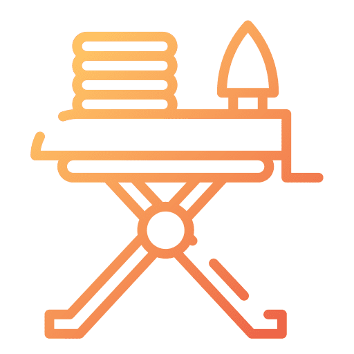 Ironing board furniture and household ironing board iron board icon Ironing board furniture and household ironing board iron board icon