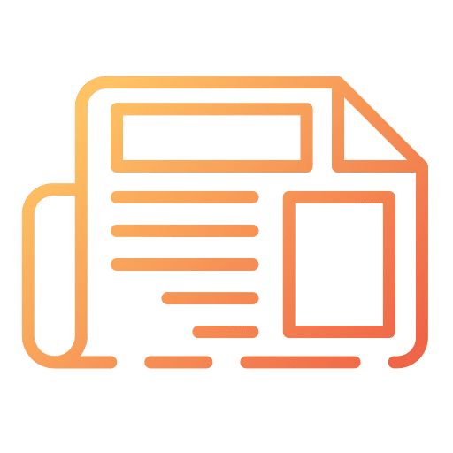 Newspaper bulletin magazine news feed icon Newspaper bulletin magazine news feed icon