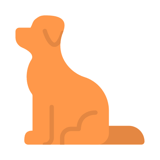 Dog pet dog animal icon