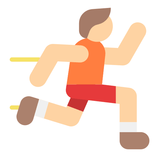 Jogging jogging exercise trail running icon