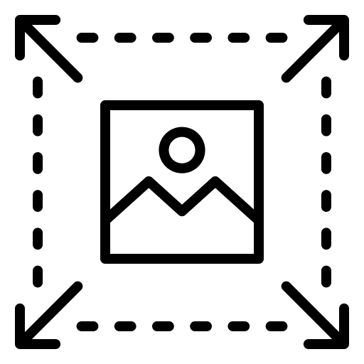 Resize resize enlarge edition icon