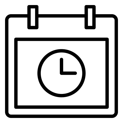 Deadlines time and date date schedule icon Deadlines time and date date schedule icon