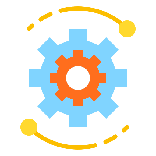 Configuration configuration electrical service metal gear icon