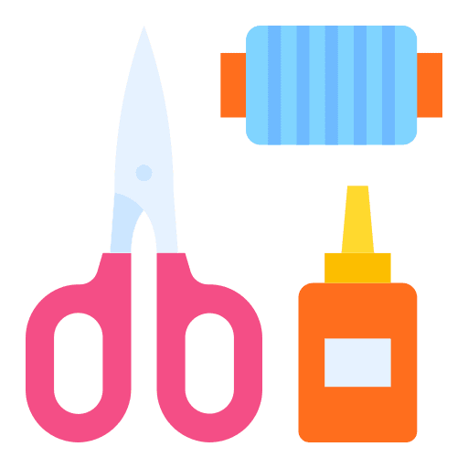 Handcraft beauty dressmaker tailoring icon