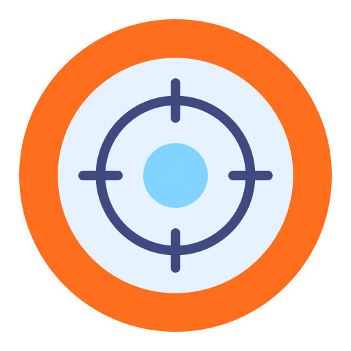 Target weapons shoot aim icon